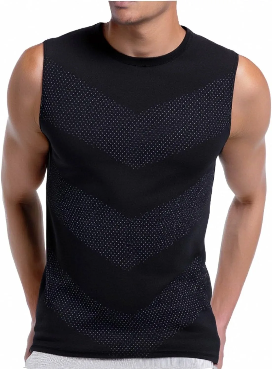 Men's Tank Top Breathable Moisture Wicking Muscle Shirt Summer Sleeveless Shirts Gym Workout Tanks Pullover Running