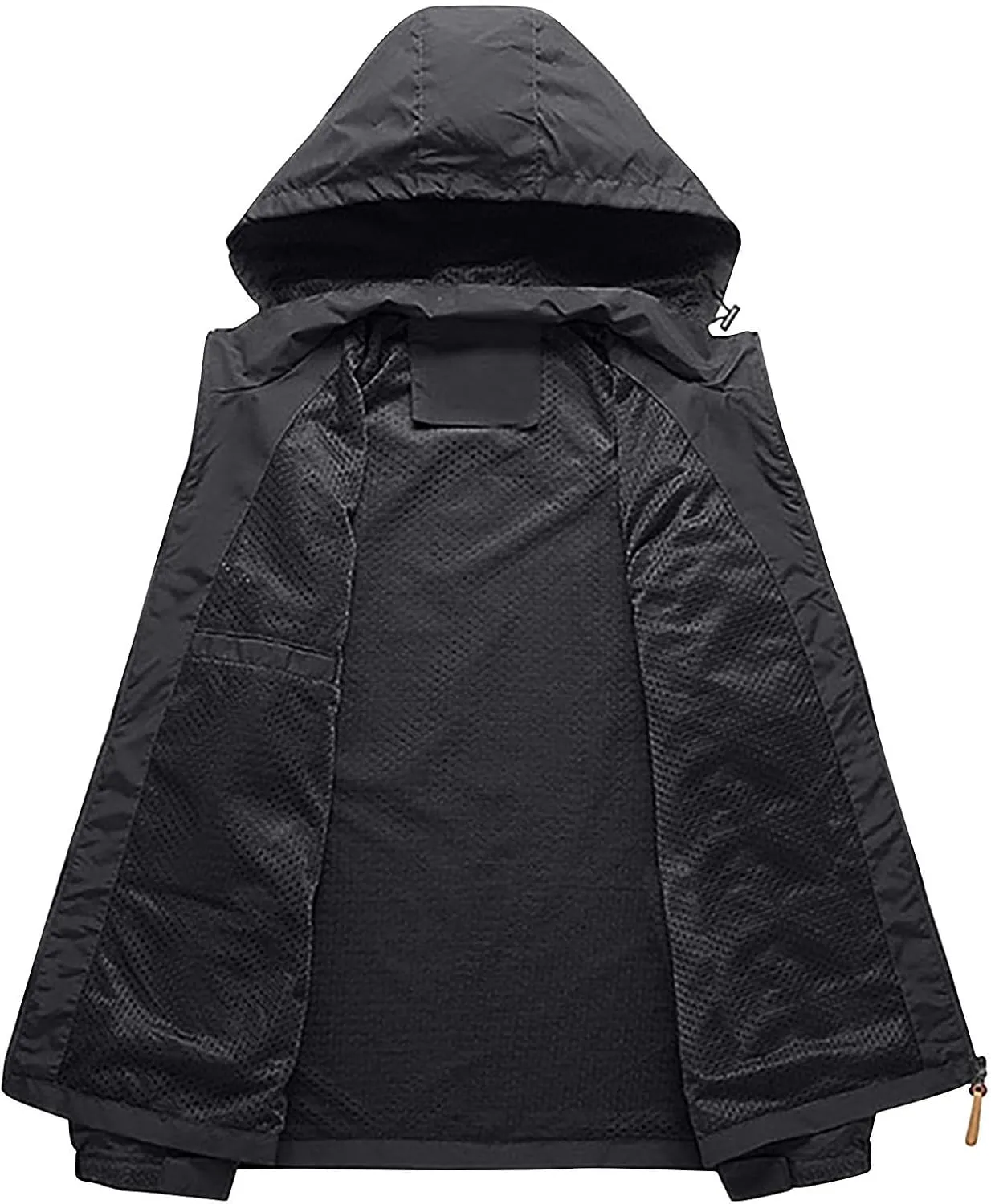 Men's Ultralight Packable Hooded Down Jacket Puffer Down Coats Thin Winter Casual Sports Windbreaker Hooded Jackets