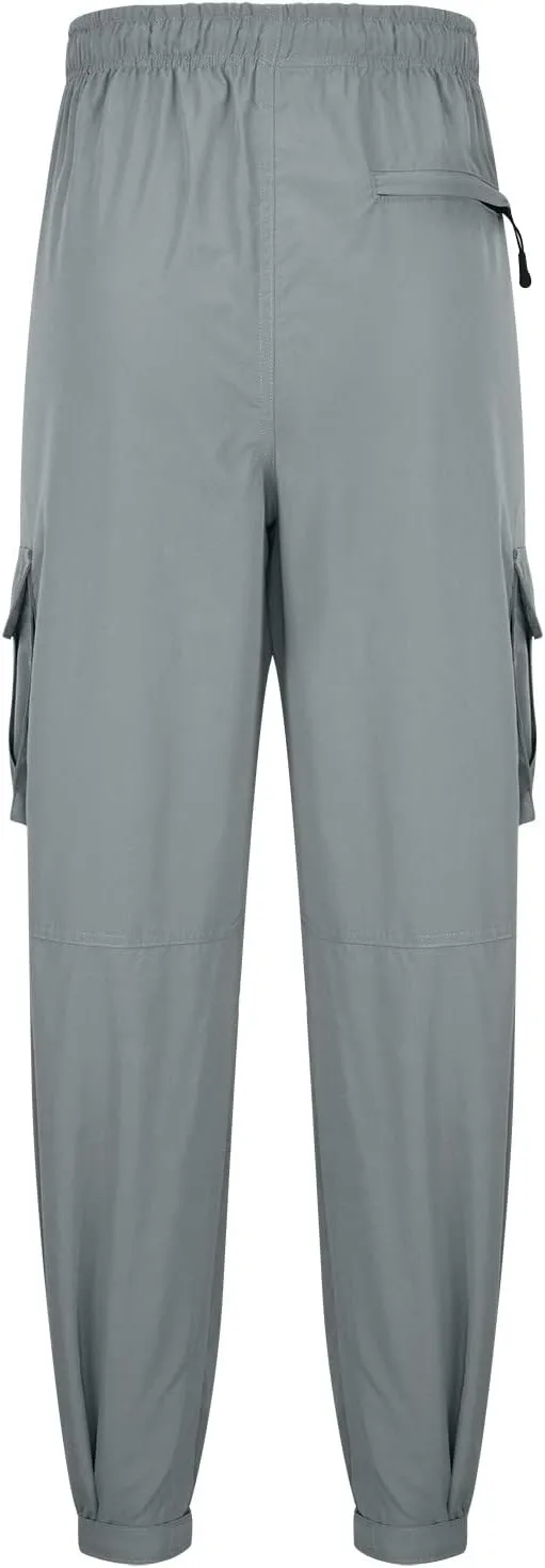 Mens Workout Cargo Sweatpants Waist Trousers Streetwear Work Pant Athletic Sweatpants with Pockets Men Joggers Pants
