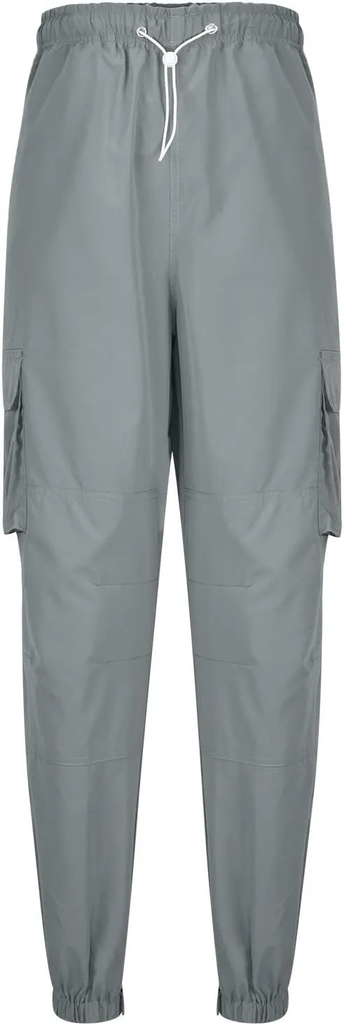 Mens Workout Cargo Sweatpants Waist Trousers Streetwear Work Pant Athletic Sweatpants with Pockets Men Joggers Pants