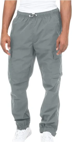 Mens Workout Cargo Sweatpants Waist Trousers Streetwear Work Pant Athletic Sweatpants with Pockets Men Joggers Pants