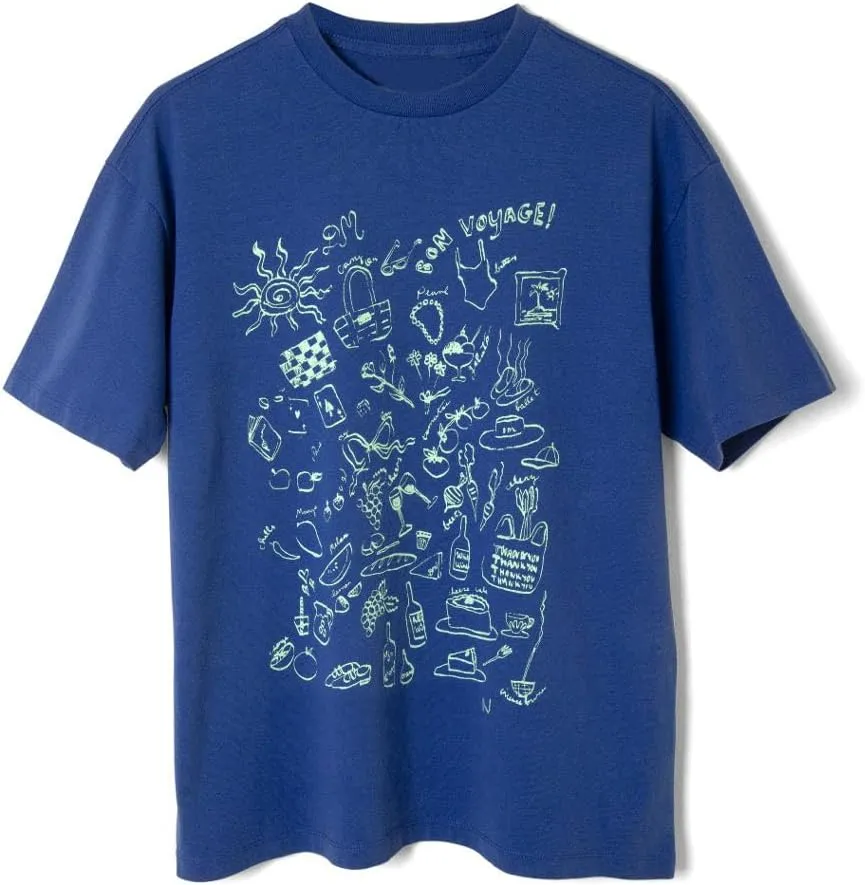 Muineobuka Women Y2k Fruit Graphic Tees Oversized Short Sleeve Crewneck Loose T Shirts Summer Aesthetic Streetwear