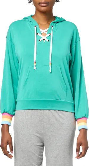 PJ Salvage Women's Loungewear Live in Color Hoody