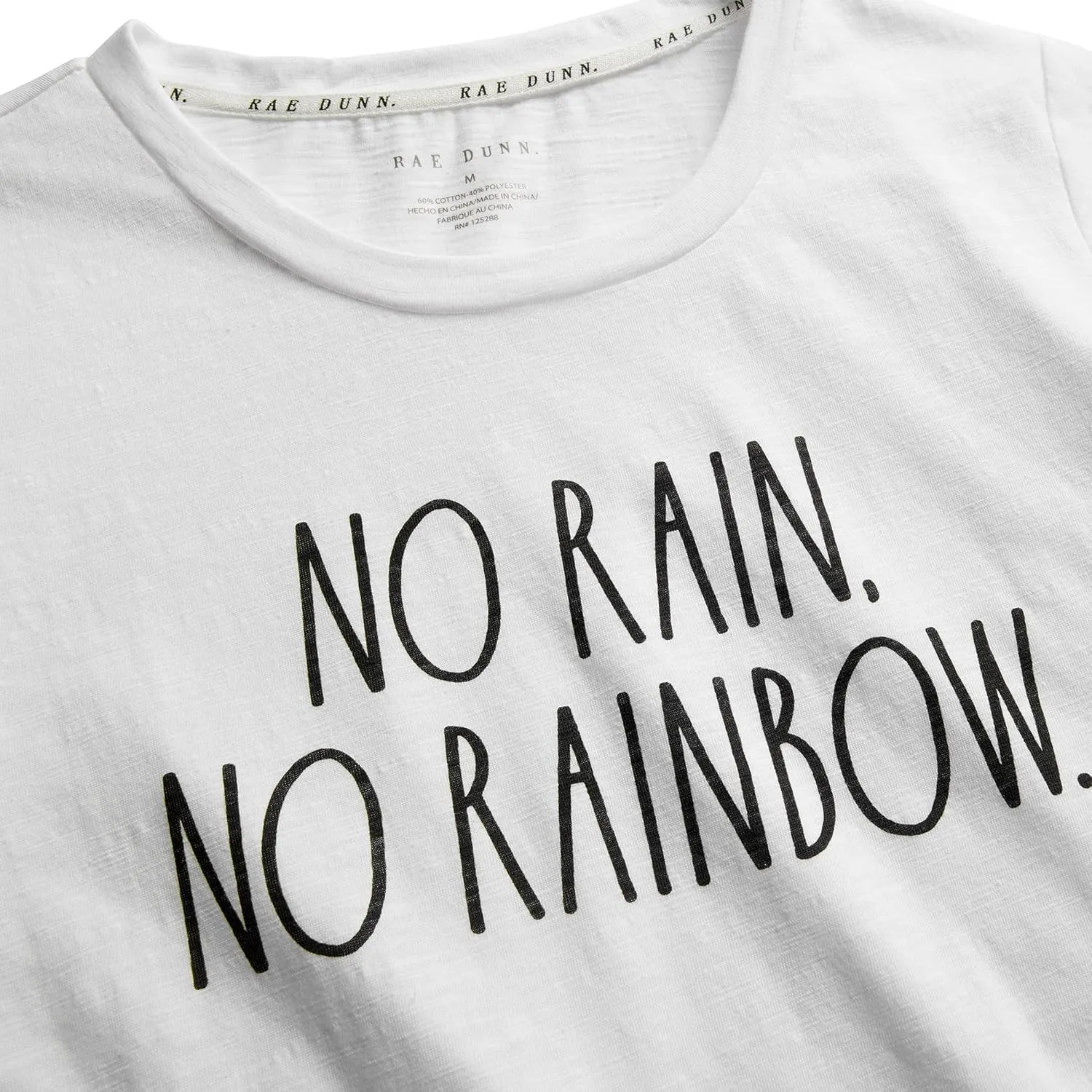 Rae Dunn Graphic Tees for Women, Crewneck Cotton Polyester Short Sleeve T-Shirt, Summer Tops for Women