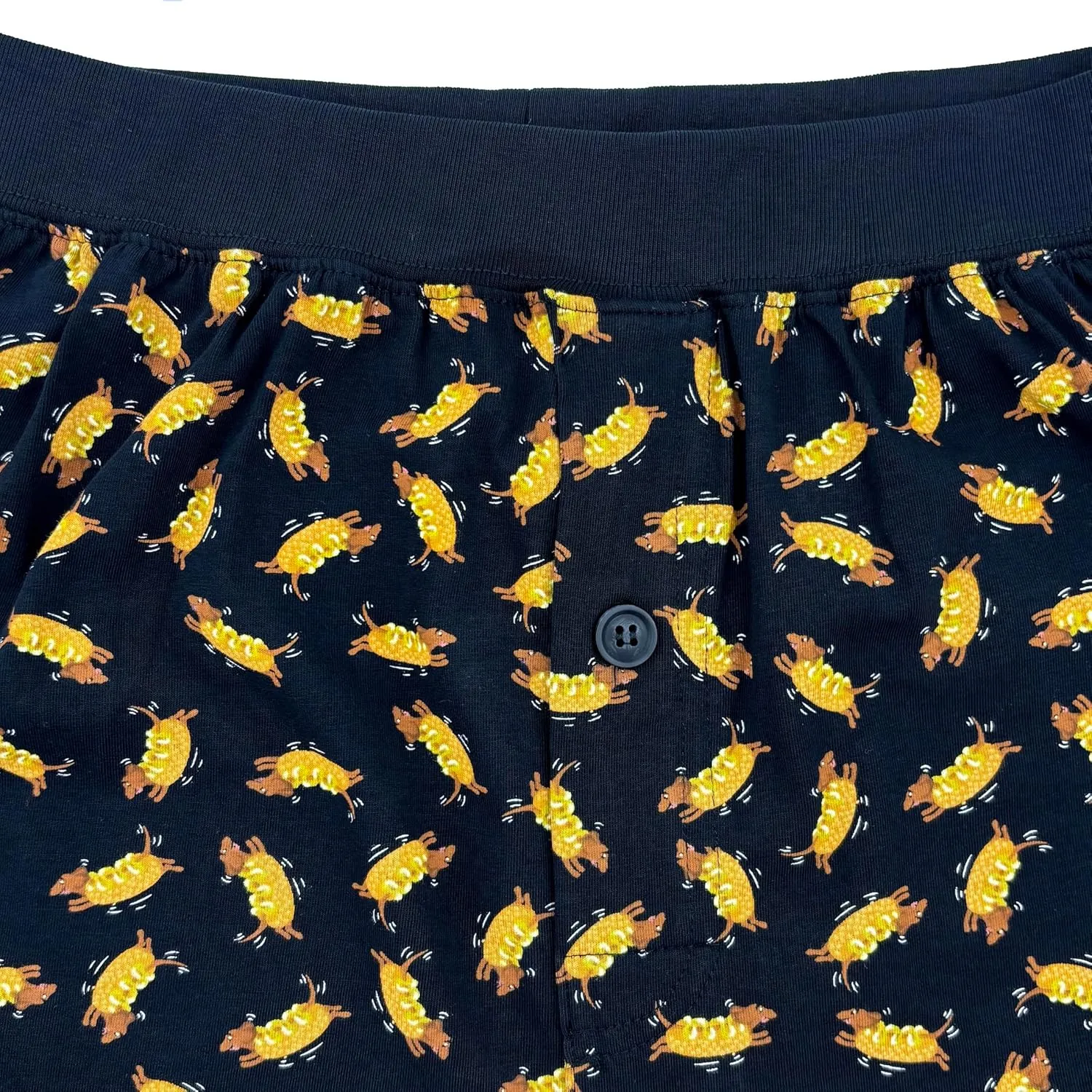 ROCK ATOLL Men's Soft Stretchy Relaxed Fit Patterned Cotton Jersey Knit Sleep Pajama Shorts