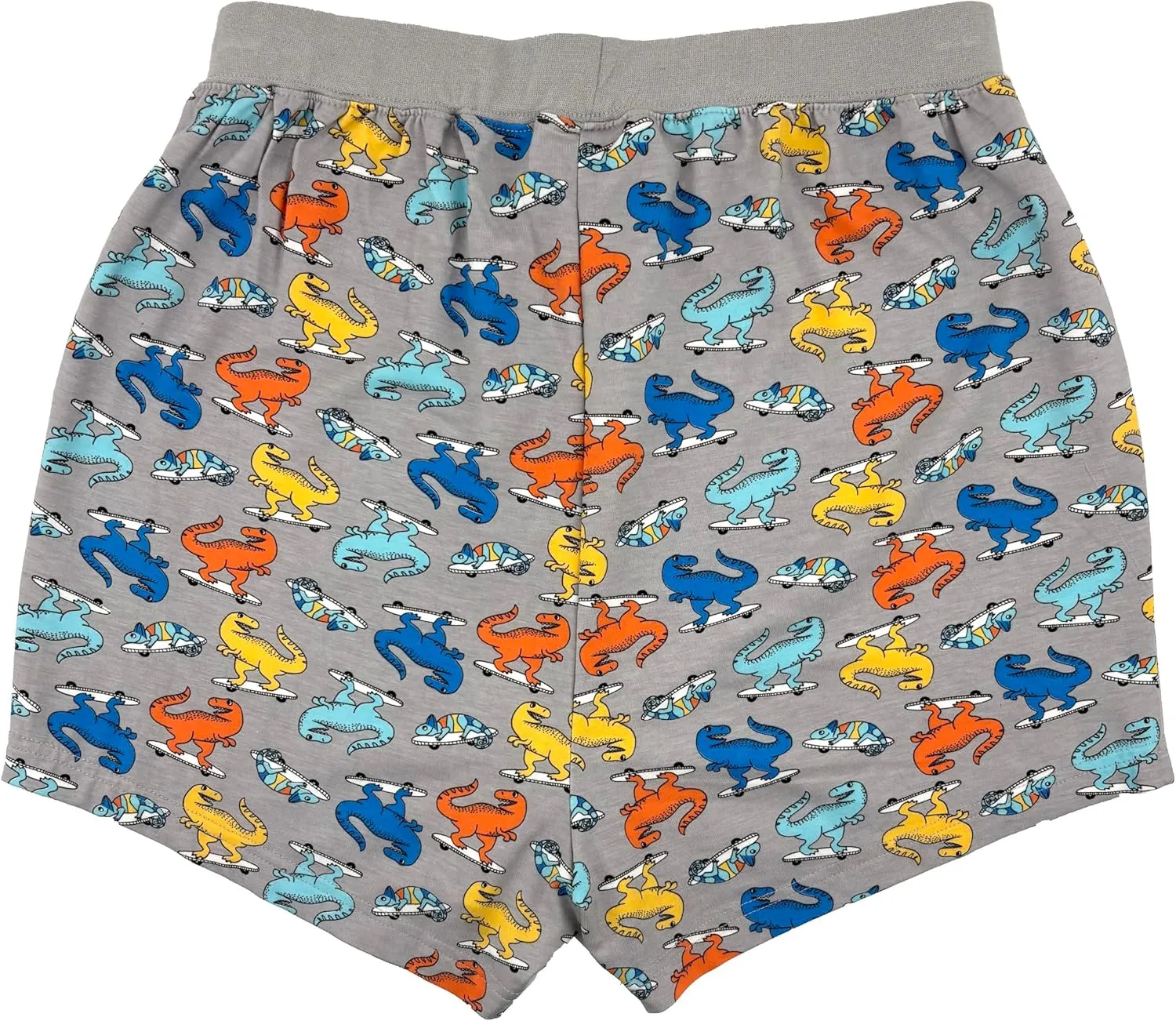 ROCK ATOLL Men's Soft Stretchy Relaxed Fit Patterned Cotton Jersey Knit Sleep Pajama Shorts