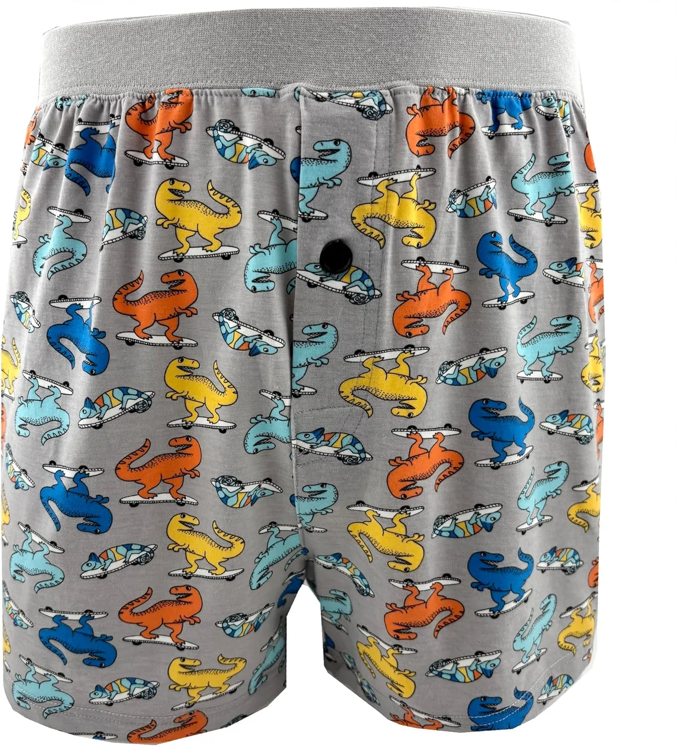 ROCK ATOLL Men's Soft Stretchy Relaxed Fit Patterned Cotton Jersey Knit Sleep Pajama Shorts