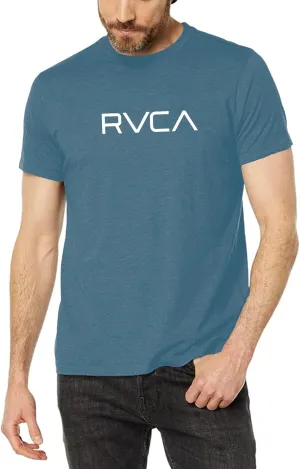 RVCA Mens Short Sleeve Lightweight Lounge Crew Tee Loungewear Crew Neck