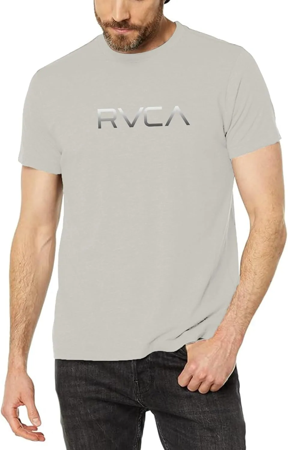 RVCA Mens Short Sleeve Lightweight Lounge Crew Tee Loungewear Crew Neck