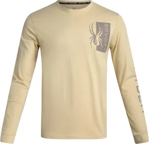 Spyder Men's Long Sleeve Tee Shirts - Mountain Top Printed Crewneck Graphic Tee - Casual Long Sleeve Shirts for Men (S-XXL)