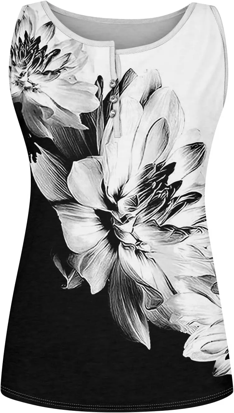 Summer Tank Tops for Women Sleeveless Pleated V Neck Loose Fit Tunic Blouses Shirts Fashion Tee 2025,Woemens Fashion