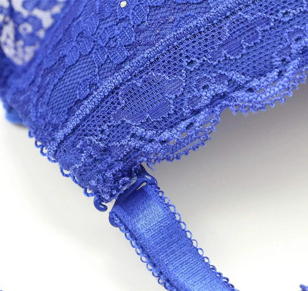 Swbreety Women's Lingerie Sexy Push up Lace Bra Underwear Bikini Panties Set