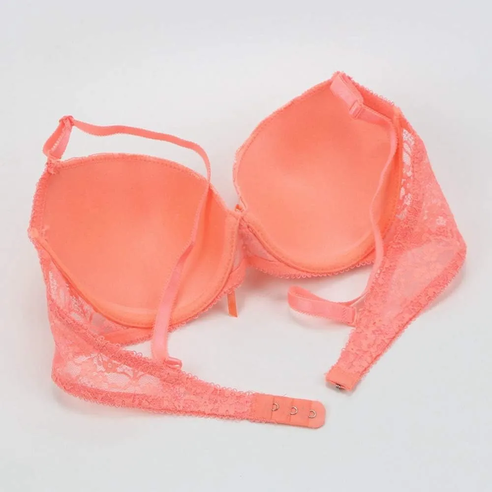 Swbreety Women's Lingerie Sexy Push up Lace Bra Underwear Bikini Panties Set