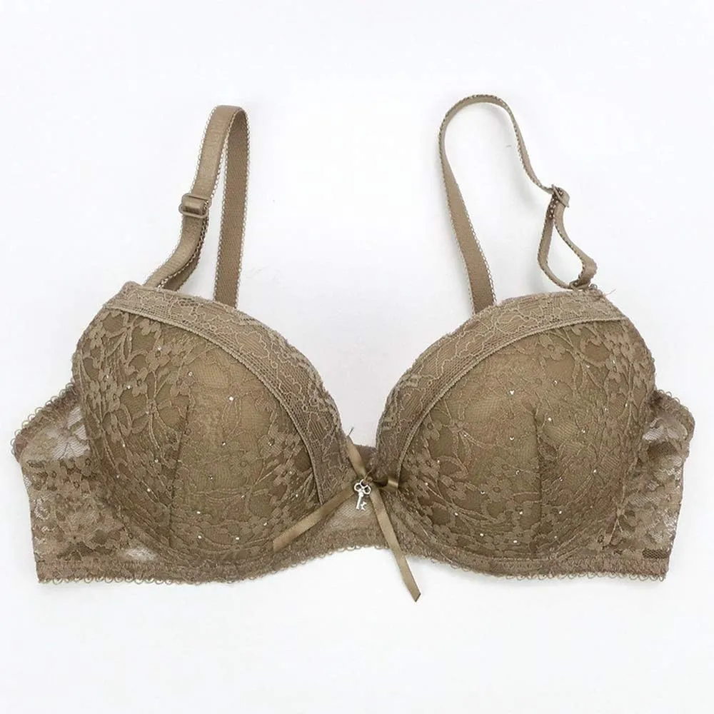 Swbreety Women's Lingerie Sexy Push up Lace Bra Underwear Bikini Panties Set