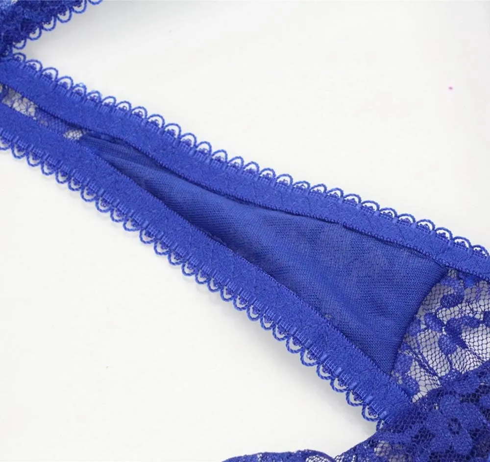 Swbreety Women's Lingerie Sexy Push up Lace Bra Underwear Bikini Panties Set