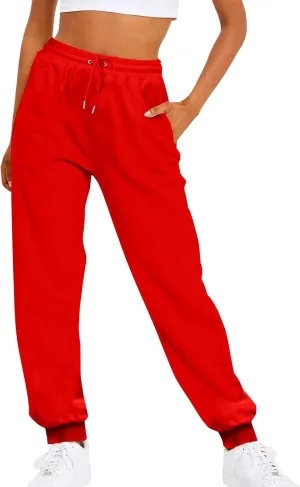 Sweatpants for Women 2024 Loose Fit Sport Yoga Pants Trendy Casual Wide Leg Pants Stylish Running Lounge Pant Trousers