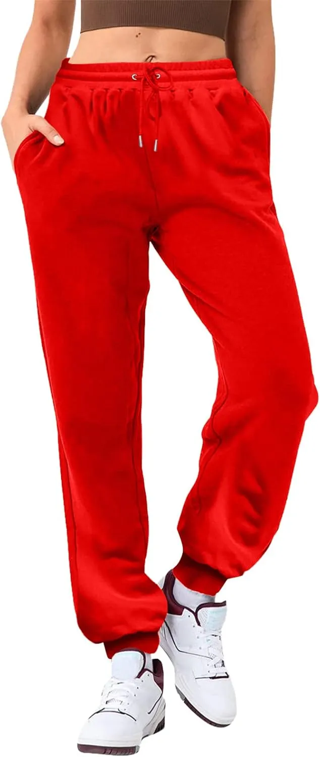 Sweatpants for Women 2024 Loose Fit Sport Yoga Pants Trendy Casual Wide Leg Pants Stylish Running Lounge Pant Trousers