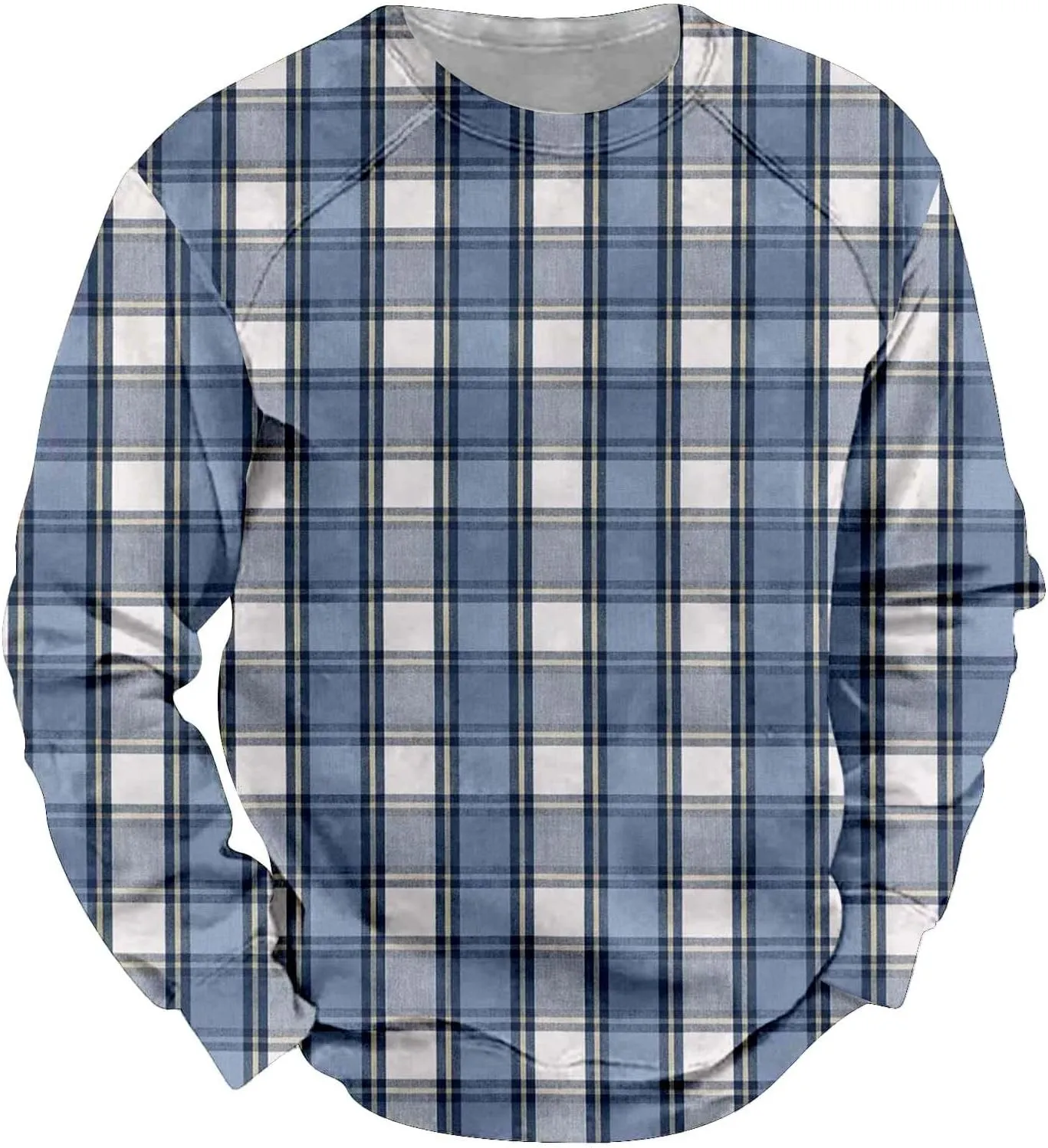 Sweatshirts for Men Fashion Pullover Sweater Big and Tall Crewneck Fleece T-Shirts Moisture Wicking Fall Sweaters