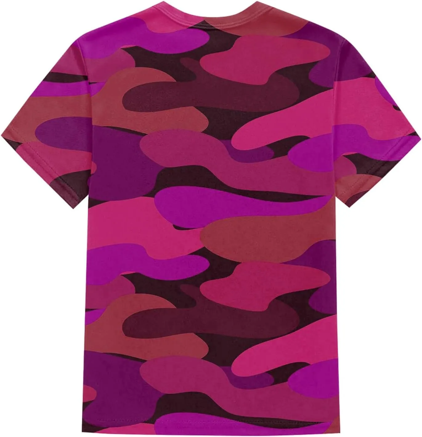 T Shirts for Women Camouflage Print Cute Going Out Tops Short Sleeve Crew Neck Shirts Blouses Casual Clothes Trendy S-5xl
