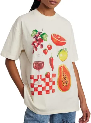 Women Oversized Graphic Tee Shirt Y2k Short Sleeve Crewneck Baggy Shirt Cute Tops Vintage Aesthetic Streetwear