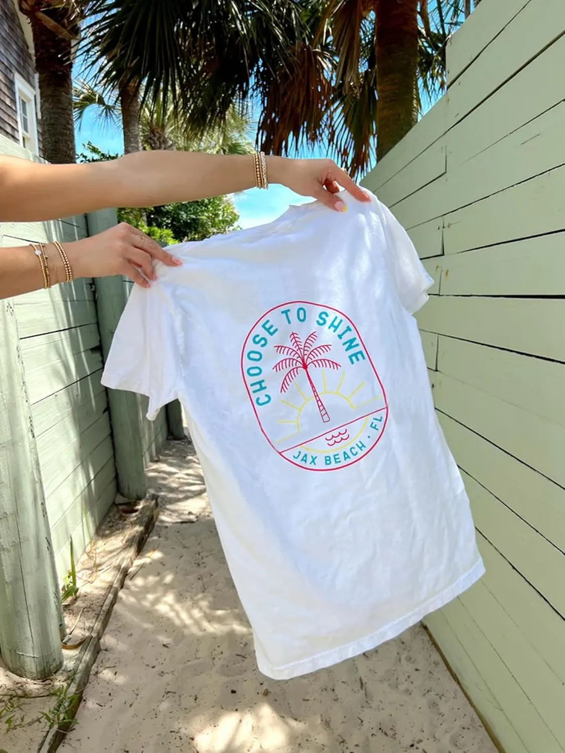 Women Teen Girls Hawaii Oversized Graphic T Shirt Y2k Short Sleeve Loose Coastal Tees Summer Preppy Retro Baggy Top