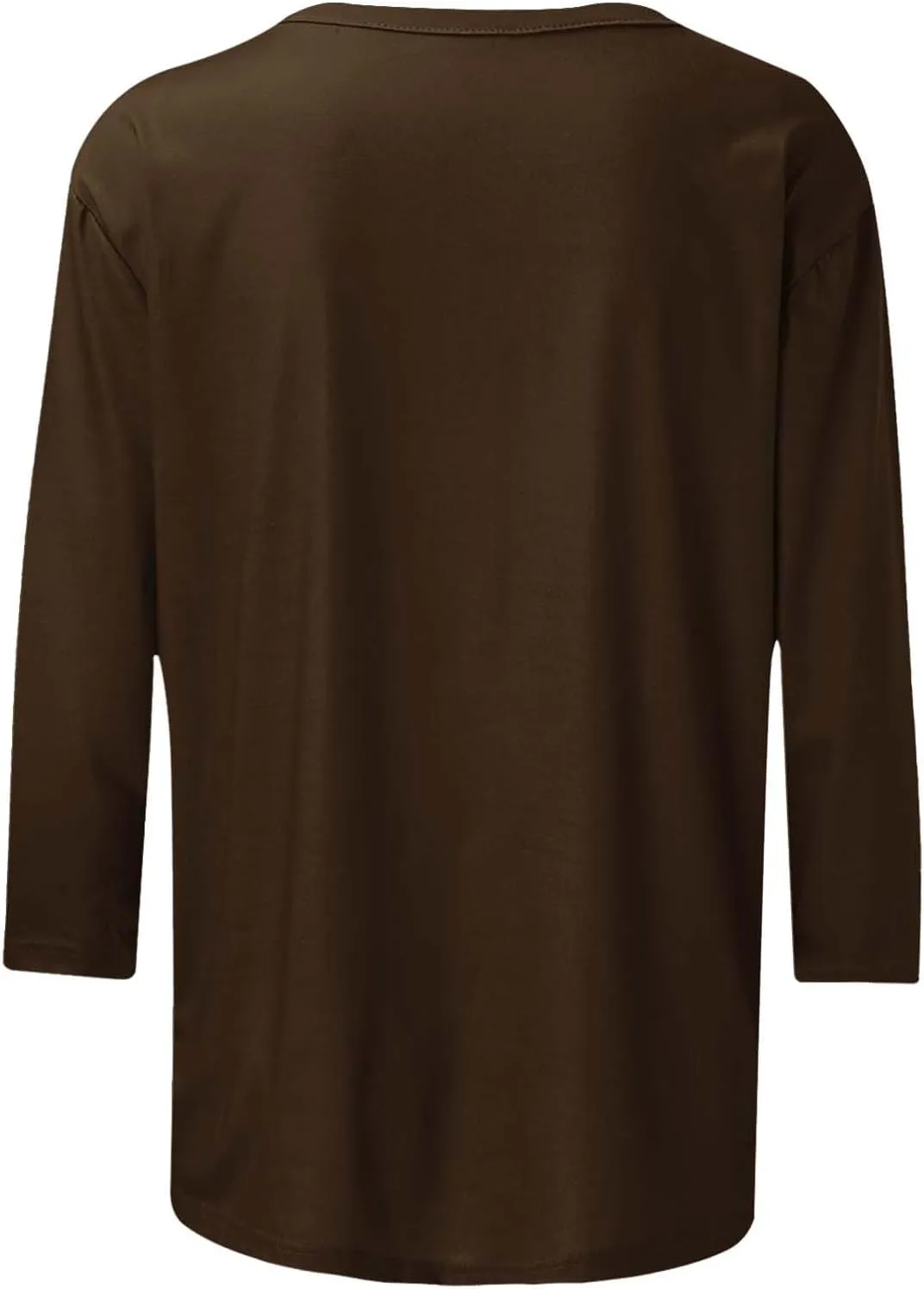 Women Tops Dressy Casual 3/4 Sleeve Plus Size Summer Blouse Loose Fit Tshirts Crewneck Workout Going Out Tops Tees