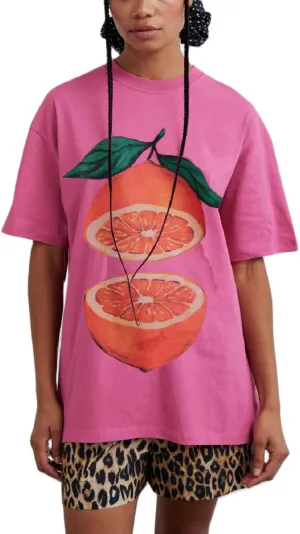 Women Y2k Cute Fruit Tshirt Graphic Oversized Tees Picnic Boyfriend Tee Shirts Vintage Aesthetic Summer Tops
