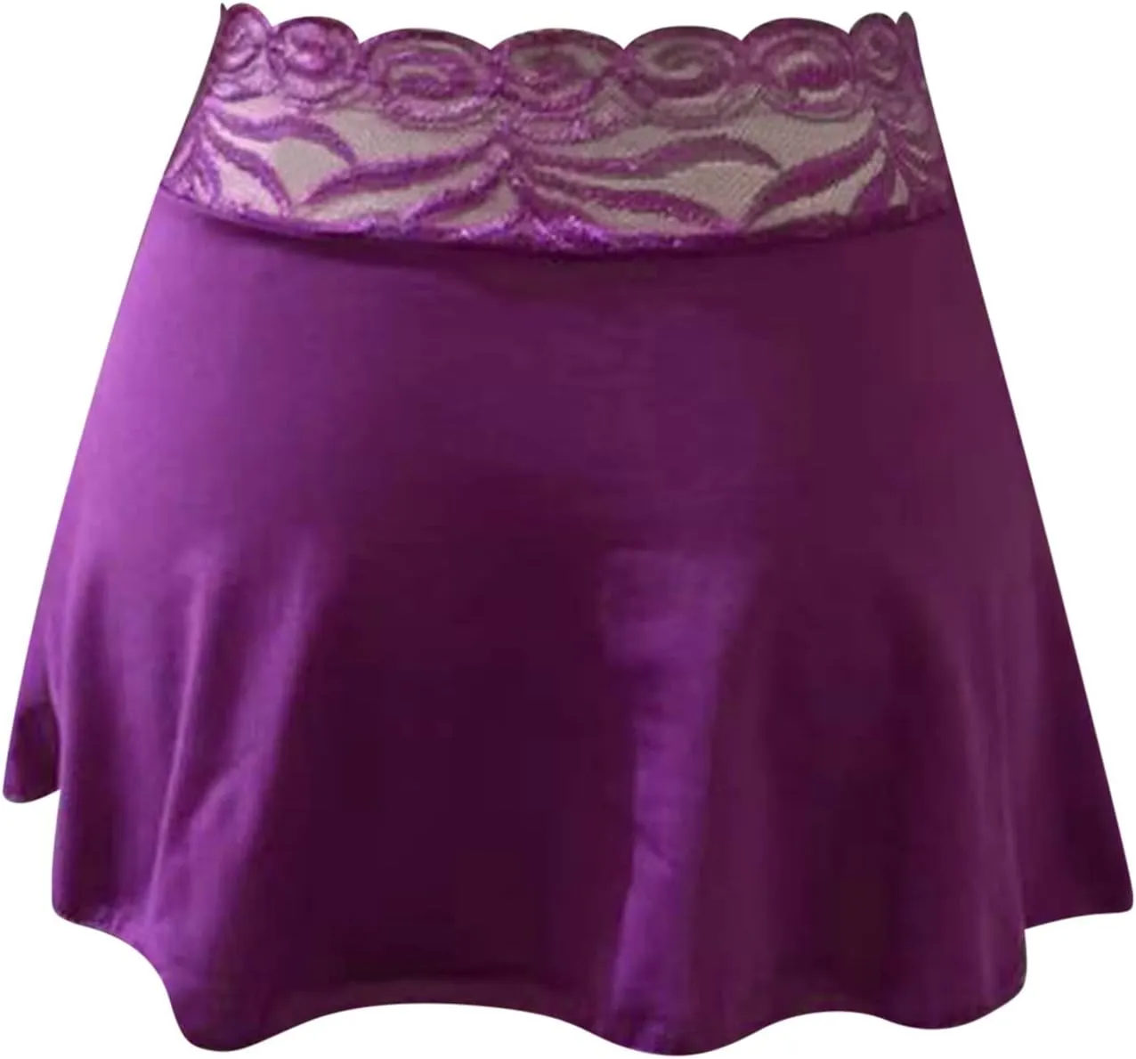 Women's Lingerie Set Mini Babydoll Bow Tie Adjustable Low Waist Dress Mini Skirt Nightwear Pjs