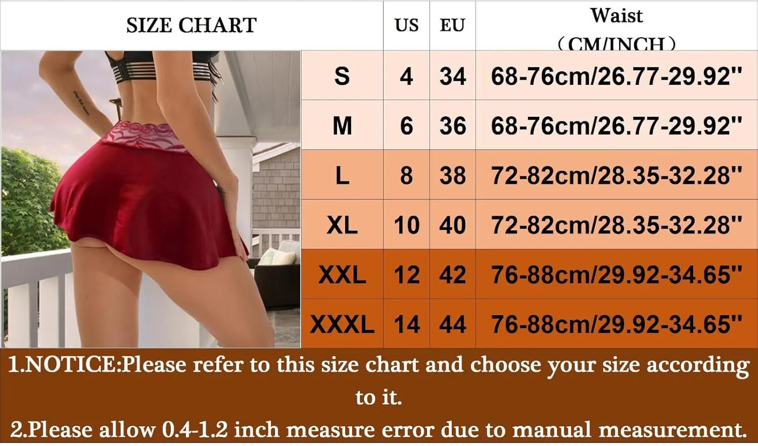Women's Lingerie Set Mini Babydoll Bow Tie Adjustable Low Waist Dress Mini Skirt Nightwear Pjs