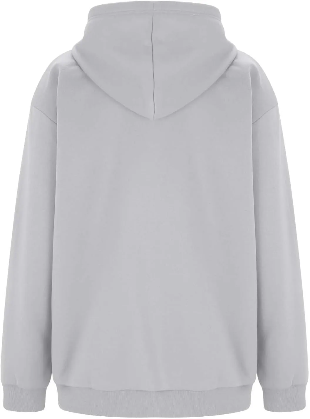 Women's Oversized Zip Up Hoodies Fleece Jacket Casual 2024 Fall Winter Hooded Sweatshirts Drawstring Y2K Hoodie