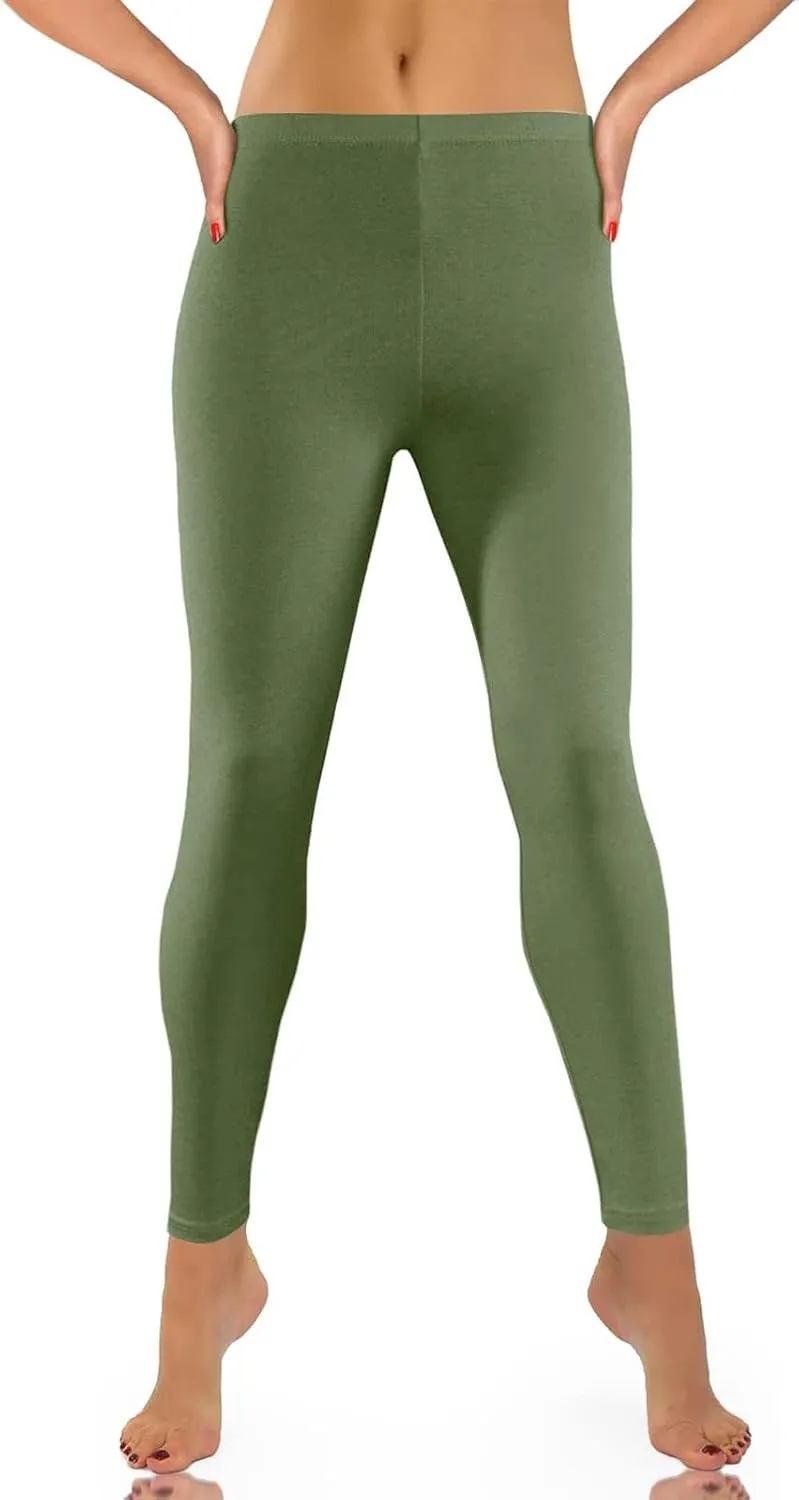 Women's Pants Tummy Control Soft Workout Leggings for Women High Waisted Trousers for Workout Athletic Running