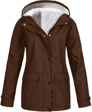 Women's Puffer Parka Jacket Printed Standing Collar Cotton Coat Jacket Snowboarding Jacket Warm Winter Jacket