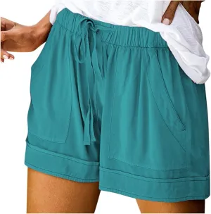 Women's Shorts Chino Bermuda Short Comfy Activewear Loose Pull-On Shorts Loungewear Cruise Outfits for Women 2025