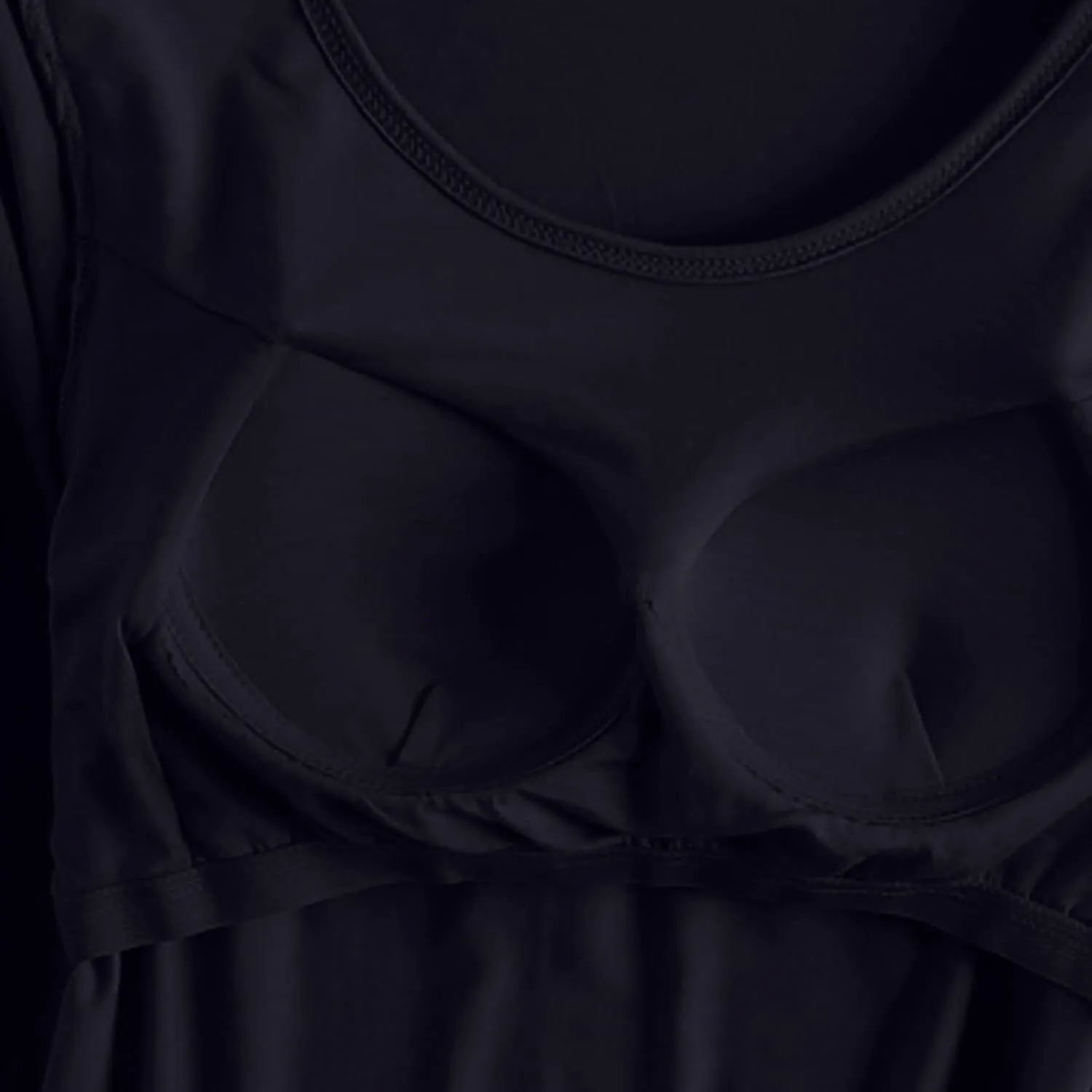 Womens Sleep and Lounge Pajamas Tops Long Sleeve Crewneck Lightweight Tee Built in Bra Ladies Sleep Shirts