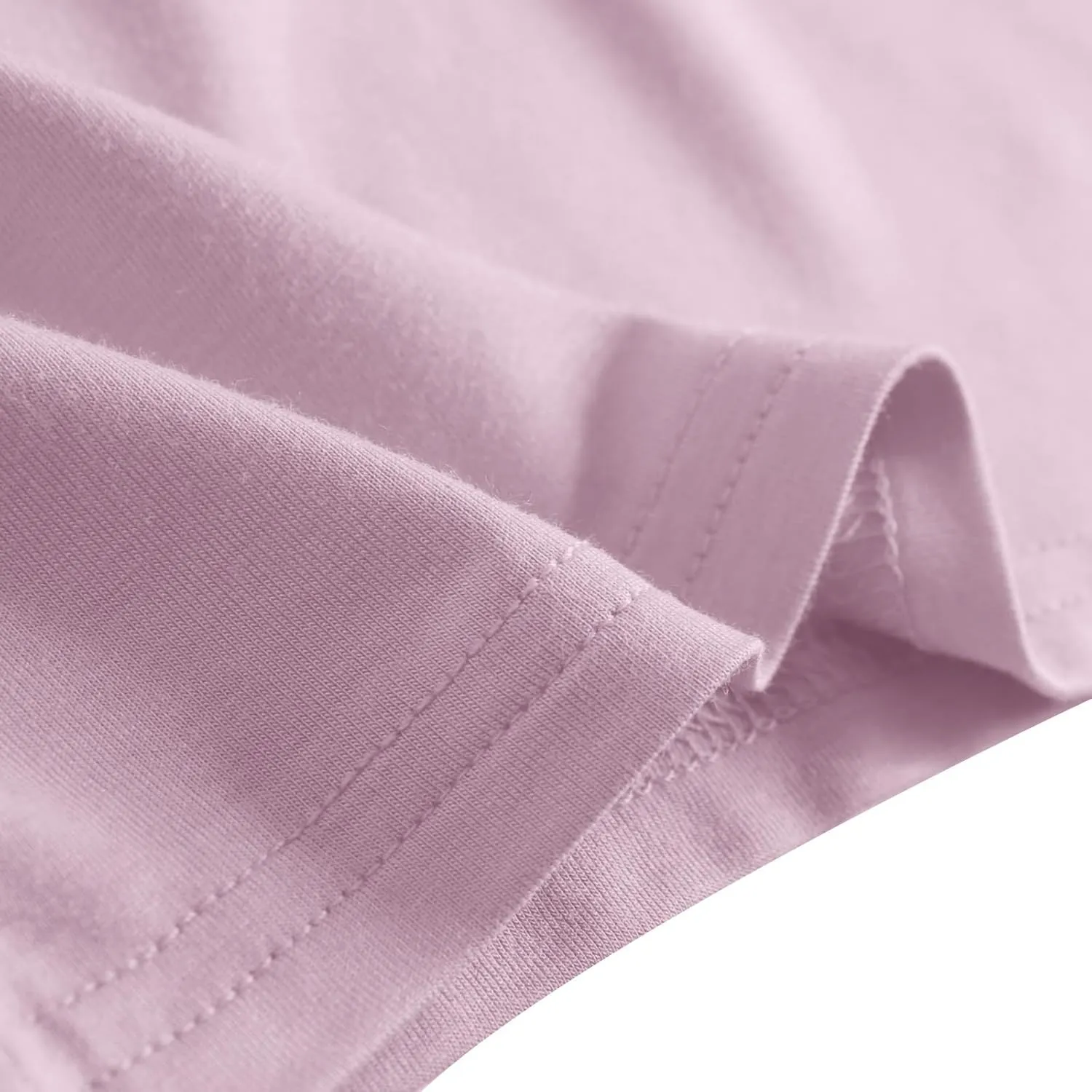 Womens Sleep and Lounge Pajamas Tops Long Sleeve Crewneck Lightweight Tee Built in Bra Ladies Sleep Shirts