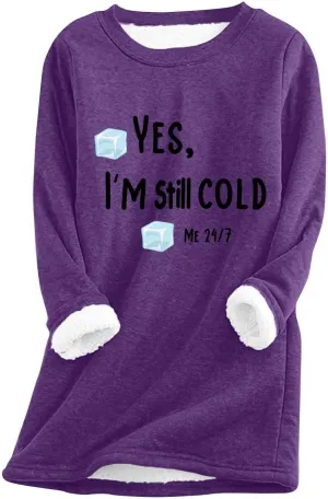 Womens Sweatshirt Warm Sherpa Lined Fleece Pullover Tops Casual Crewneck Sweater Long Sleeve Pullover Loungewear