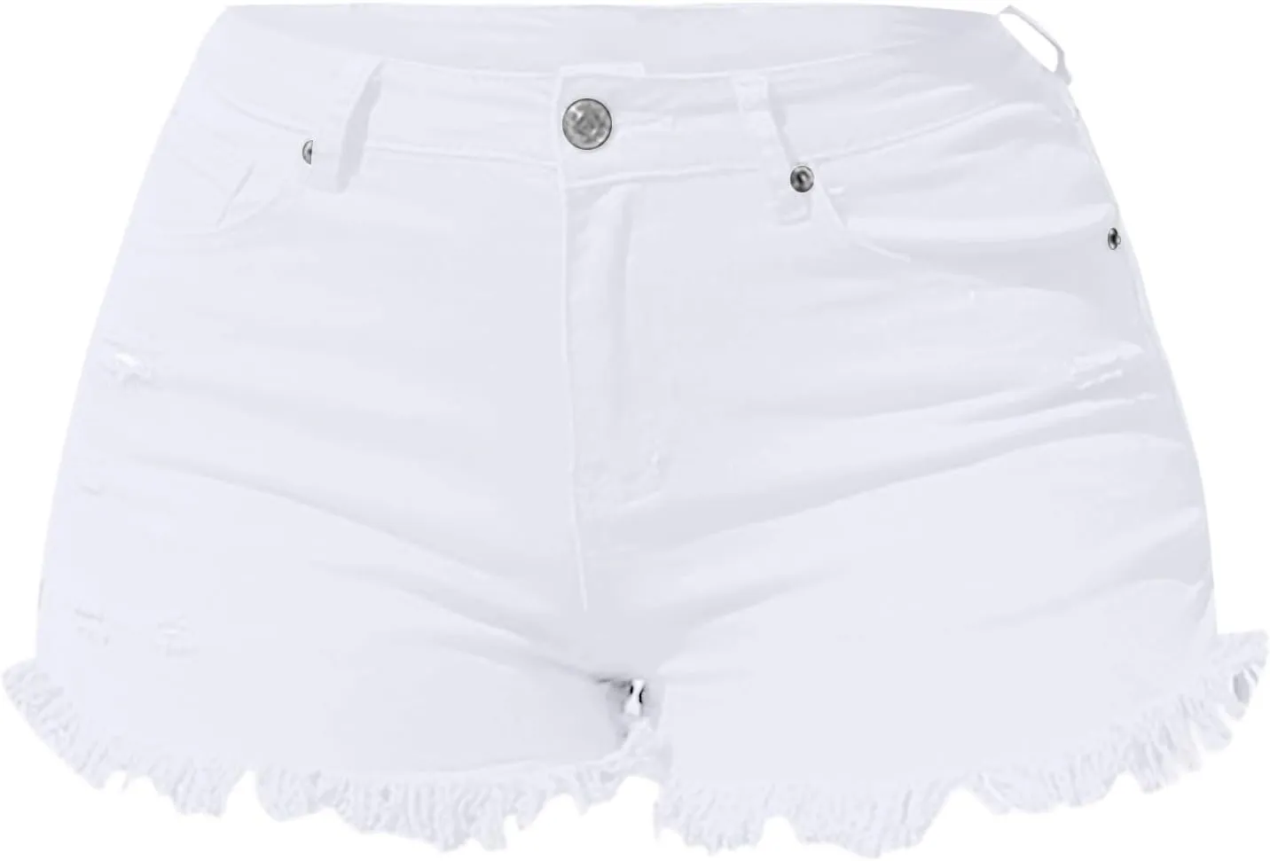 Y2K Jean Shorts for Women Trendy High Waisted Denim Shorts Stretchy Summer Casual Mom Cut Off Stretchy Chino Shorts