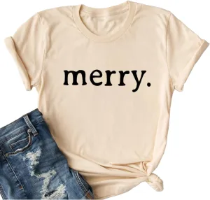 Ykomow Christmas Trees Shirt Womens Holiday Pine Tree Xmas Graphic Tees Christmas Family Shirt